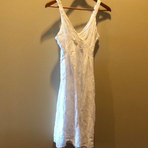 White cotton dress